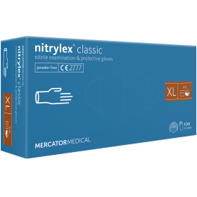 Rękawice nitrylowe nitrylex  rozmiar XL 100 sztuk